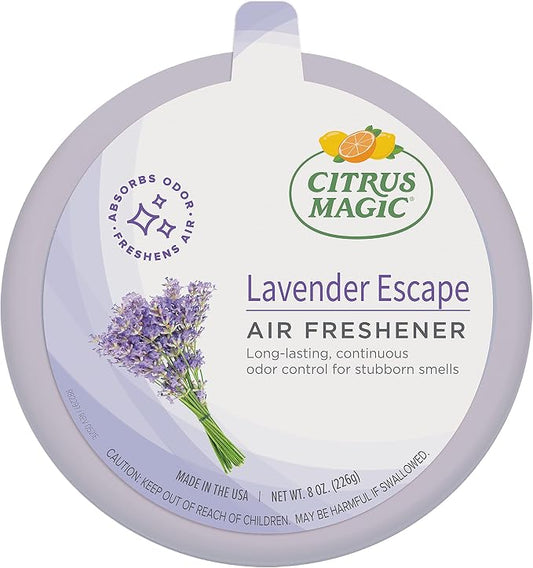 Citrus Magic Odor Absorbing Solid Air Freshener, Lavender Escape by CitrusMagic