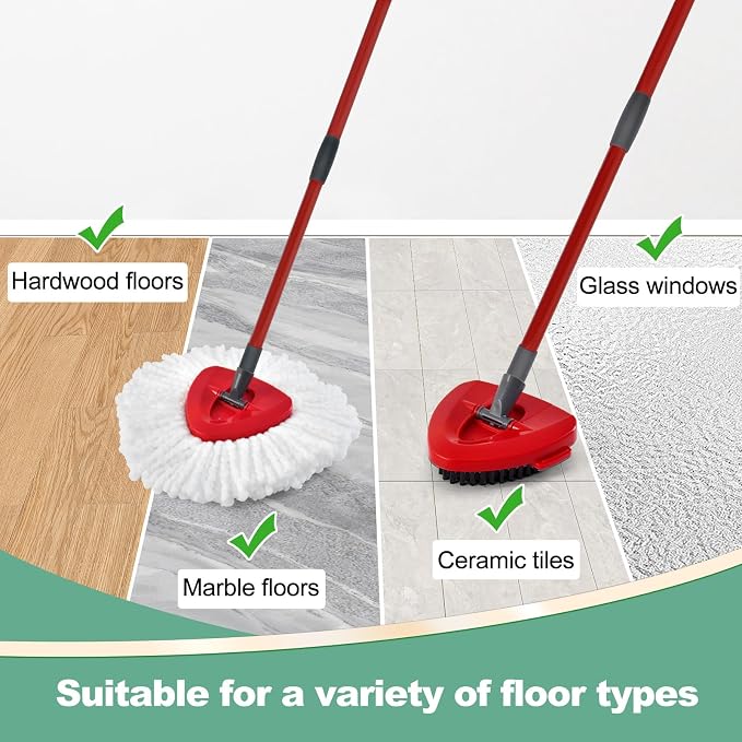 Mop Heads Replacements for Ocedar, Spin Microfiber Mop Replace Head for O-Cedar - Image 7