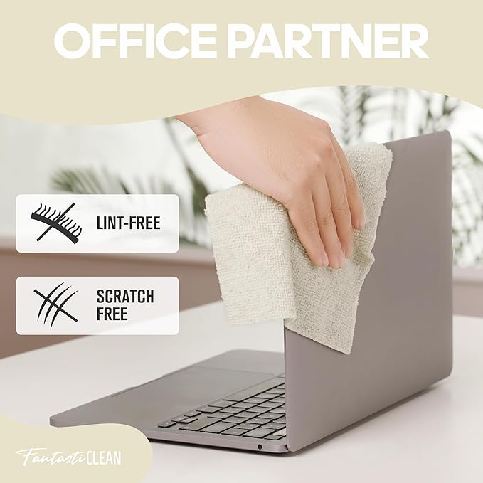 Fantasticlean Microfiber Cleaning Cloth Roll 4 Rolls 240 Pack, Tear Away - Image 7