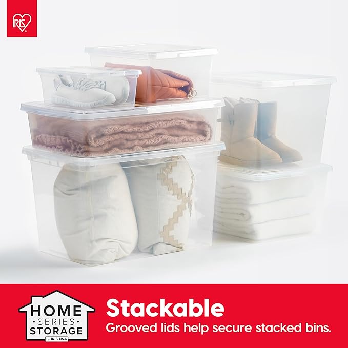 IRIS USA 6-Pack Storage Bins - Image 6