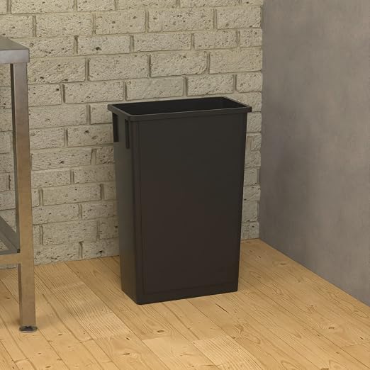 23 Gallon Black Slim Jim Trash Can - Image 3