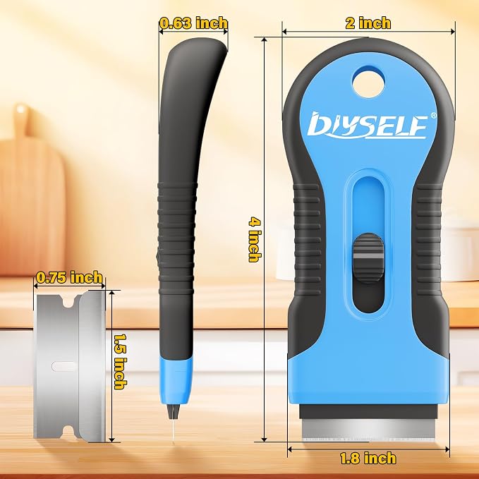 DIYSELF 2 Pack Razor Blade Scraper - Image 6