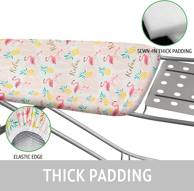 Ironing Board Cover and Pad 15x54 Inch Standard Ironing Board Cover - Image 5