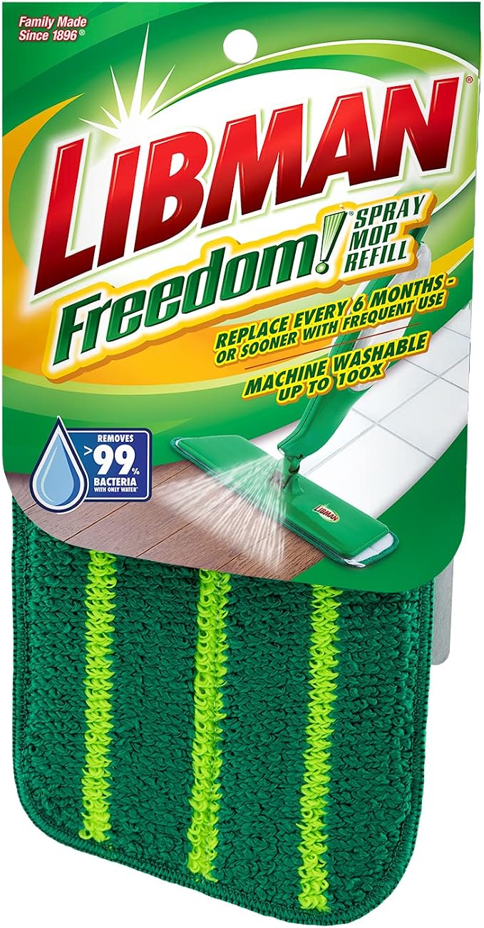 Libman Freedom Spray Mop Refill | Microfiber | Household Essentials | Hardwood - Image 2
