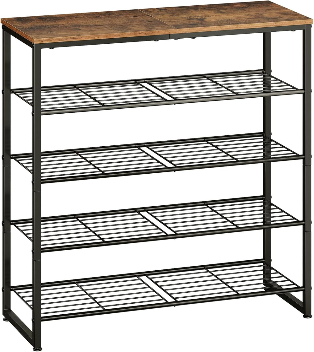 HOOBRO Shoe Rack, 5-Tier Narrow Shoe Organizer for Entryway, Holds 16-20 Pair...
