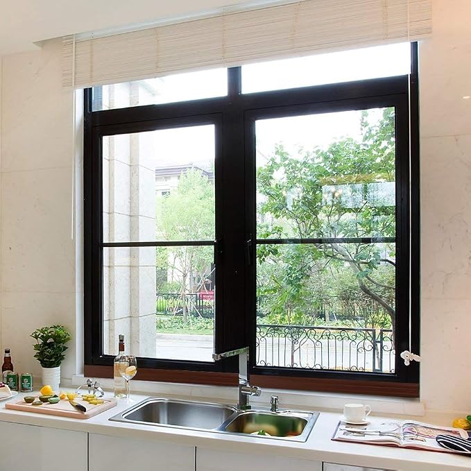 Black Weather Stripping for Window Doors Self Adhesive Weatherstrips 16 Feet - Image 6