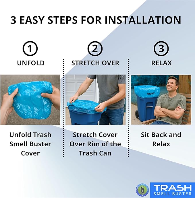 Trash Can Cover Biodegradable Odor Eliminating Bag - Image 3