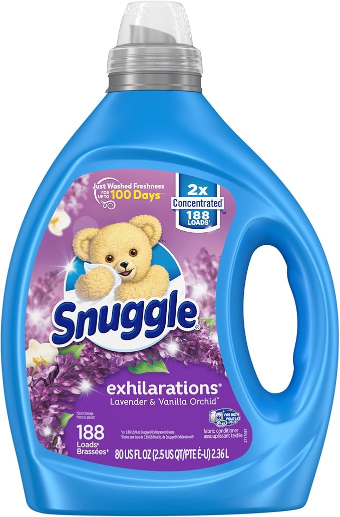 Snuggle Exhilarations Liquid Fabric Softener, Lavender and Vanilla Orchid by Snuggle