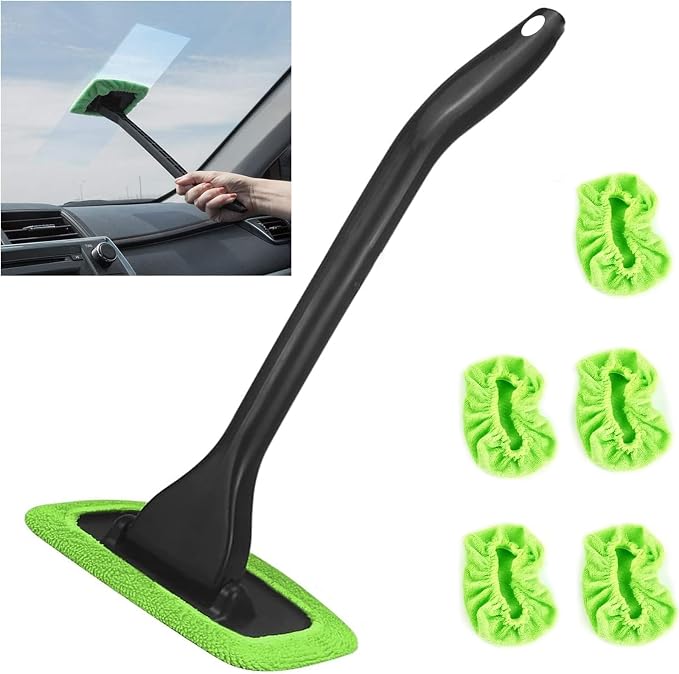 Windshield Cleaning Tool Windshield Cleaning Wand Auto Window Cleaner, 5 Pieces by POPDA