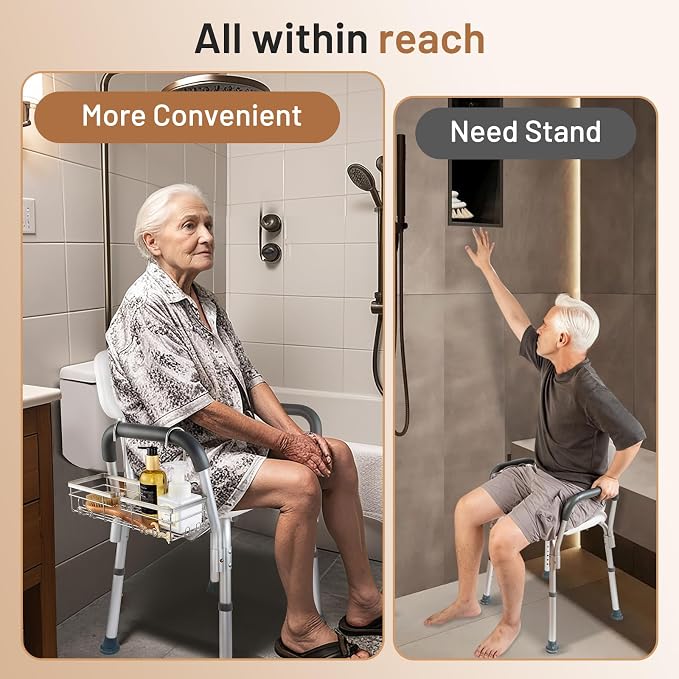 DELLAN Hanging Shower Caddy, Shower Rack - Image 2