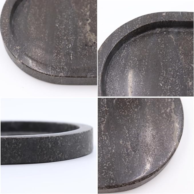 Natural Marble Tray, Oval Vanity Decorative Tray - Image 4