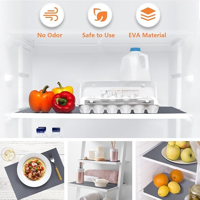 Shelf Liners for Kitchen Cabinets Refrigerator Liners Waterproof Kitchen - Image 4