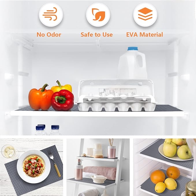 Shelf Liners for Kitchen Cabinets Refrigerator Liners Waterproof & Oil-Proof - Image 5
