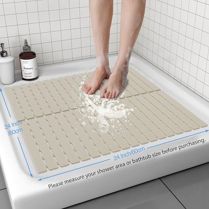 Shower Mat Non-Slip Bath Mat for Tub Floor & Stall - Image 6