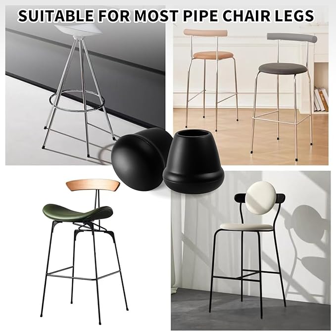 0.75 Inch Heavy Duty Rubber Chair Leg Caps - Image 7