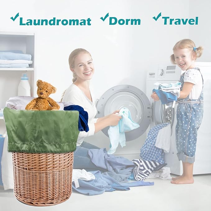 Heavy Duty Laundry Bag 2 Pack XL Nylon Laundry Bags - Image 5