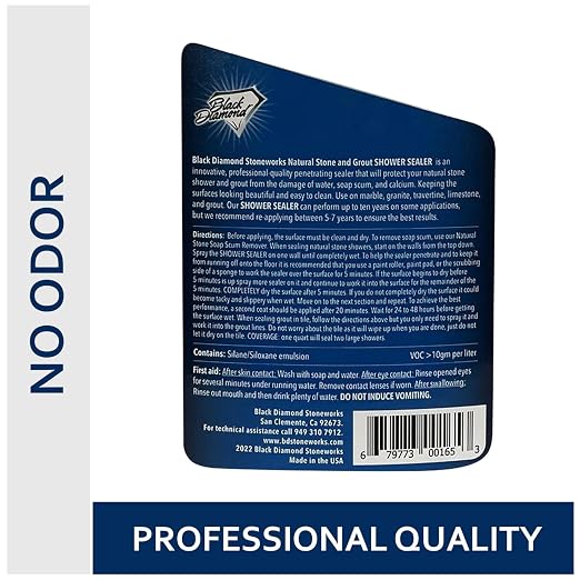 Black Diamond Stoneworks Shower Care Essentials –Natural Stone Shower Sealer - Image 3