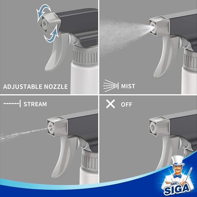 MR.SIGA 16 oz Empty Plastic Spray Bottles - Image 5