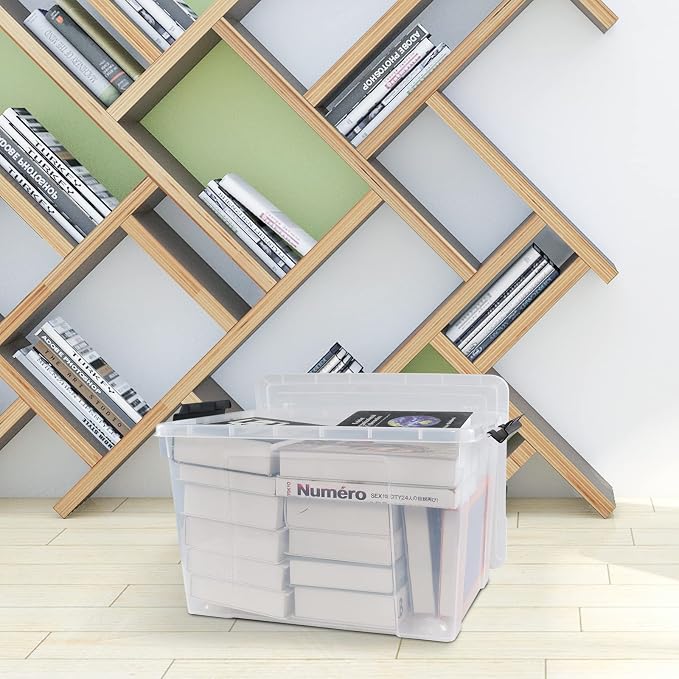 4 Pack Clear Storage Latch Bin - Image 4
