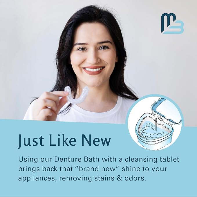Denture Bath Case and Retainer Case, Denture Bath Cup - Image 4