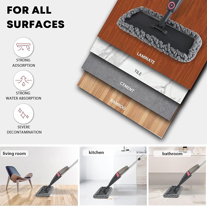 Microfiber Spray Mop for Floors Dry and Wet Mop - Image 8
