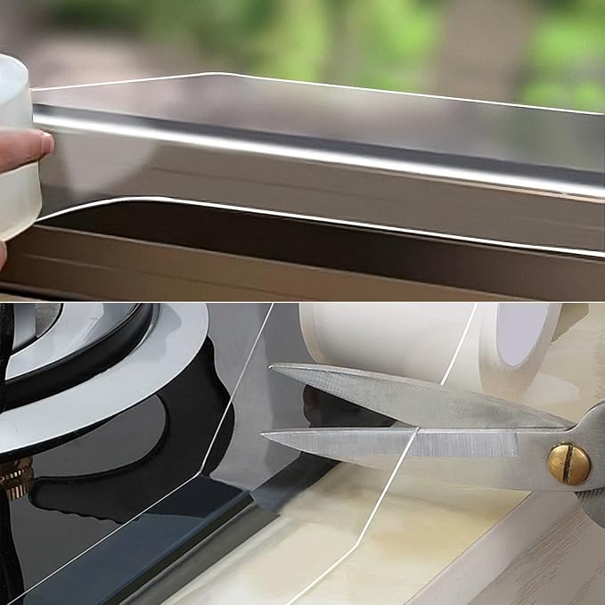 Transparent Window Weather Sealing Tape 2inch*66ft Weather Stripping - Image 5
