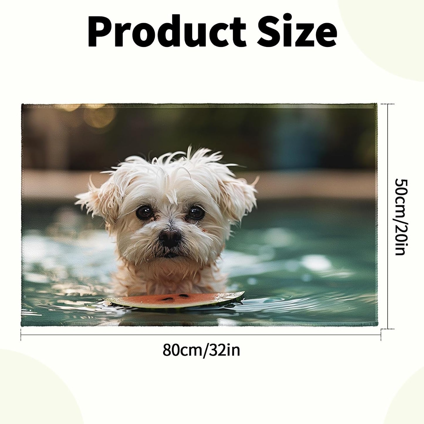 Custom Bathroom Rug Personalized Bath Mat with Photo Logo Text Non Slip Soft Washable Bath Rug for Bedroom Living Room Kitchen Entryway Home Decor 32x20 Inch