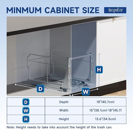 Pull Out Trash Can Under Cabinet - Image 5