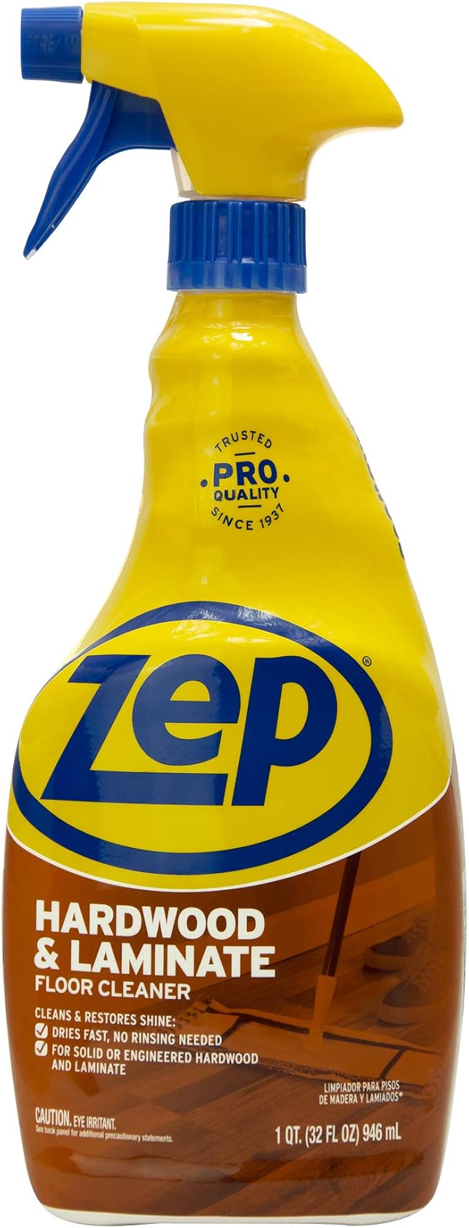 Zep Hardwood and Laminate Floor Cleaner - 32 Oz - ZUHLF324 - Cleans Spots - Image 2