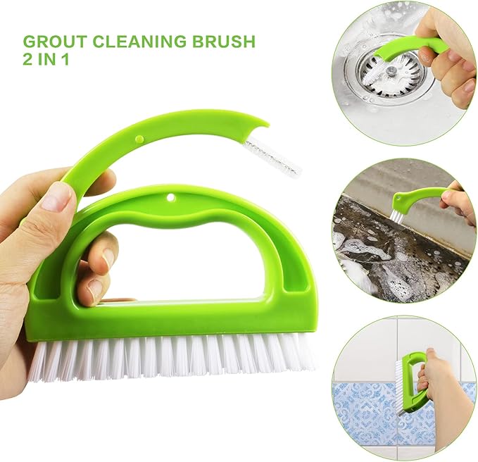 8 Pack Grout Cleaner Brush, Hand-held Groove Gap Cleaning Tools Tile Joint - Image 2