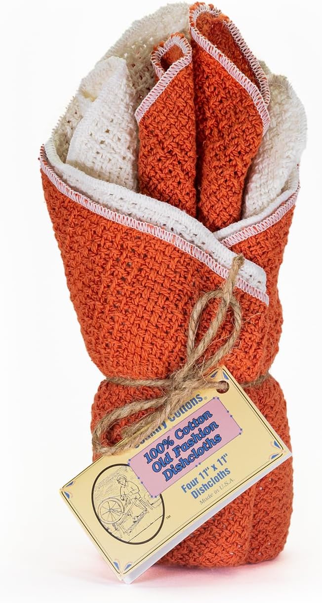 Old Fashion 100% Cotton Dishcloths by Country+Cottons