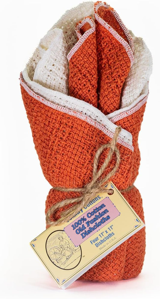 Old Fashion 100% Cotton Dishcloths by Country+Cottons