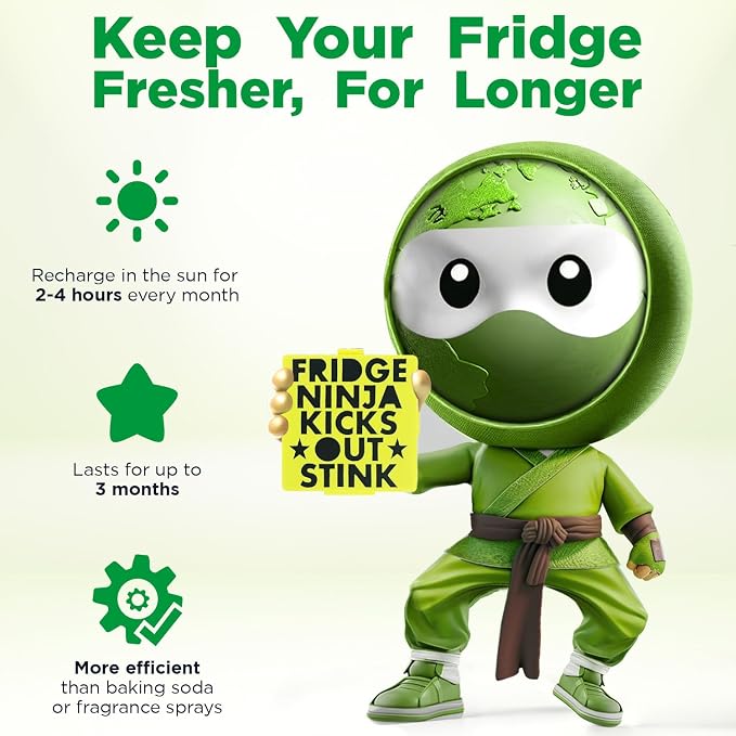 Fridge Ninja Compact Fridge Deodorizer - Image 4