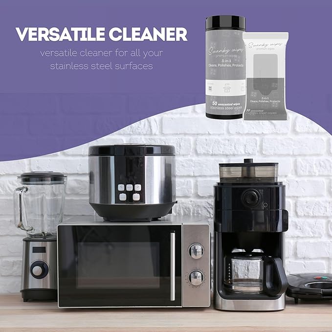 Swanky Stainless Steel Cleaner Wipes Bundle - Image 5