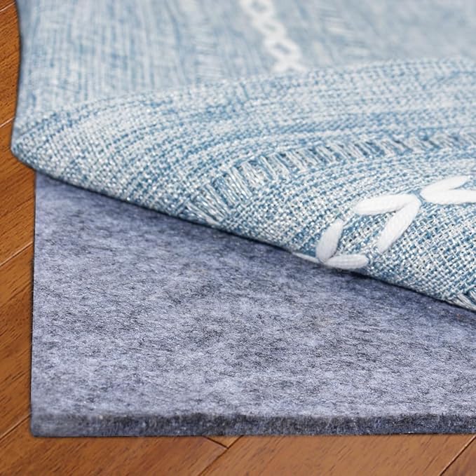 Extra Large Area Rug Pad, 9x12 Ft Cushioned Carpet Pad, Thick Felt Pad by TUOTPE
