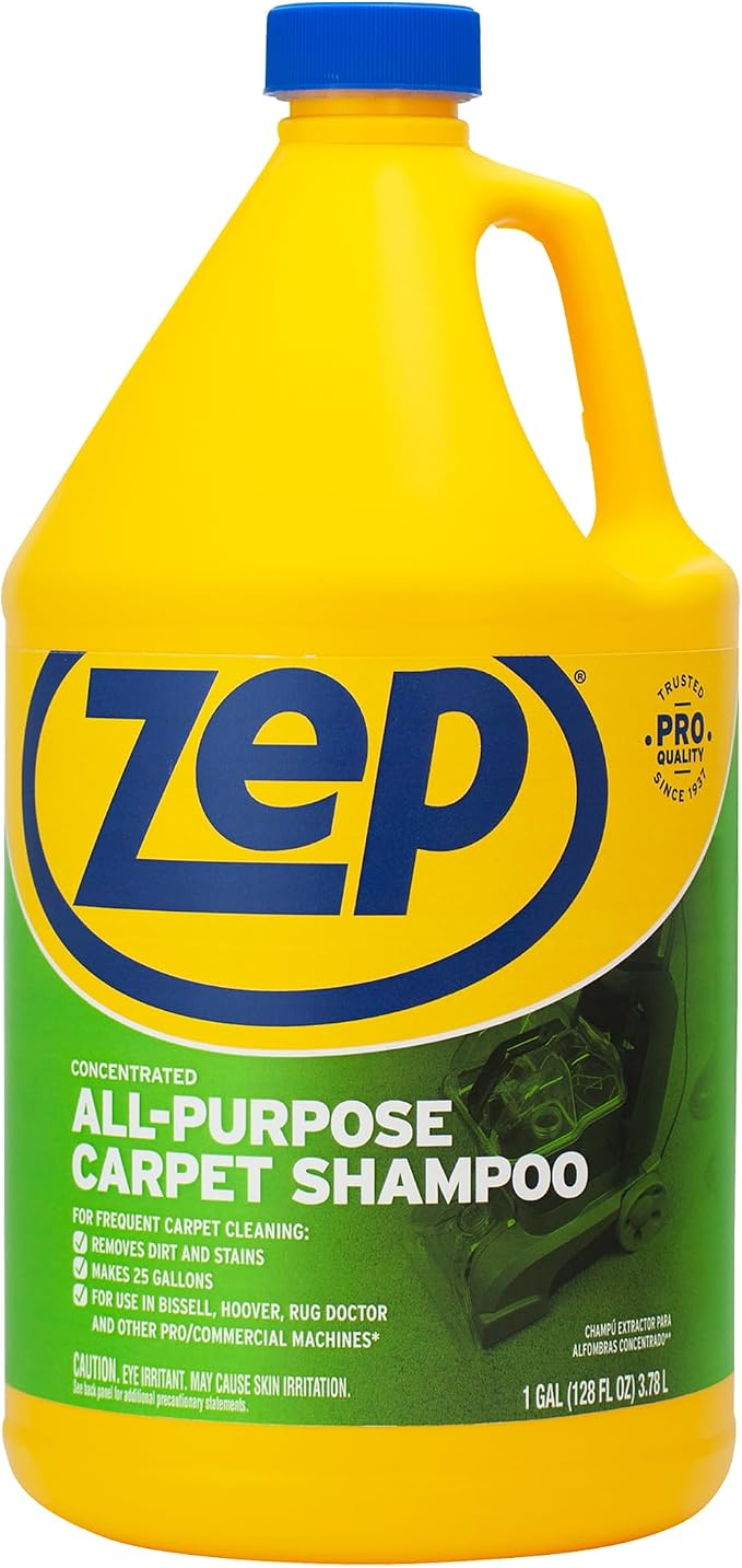 ZEP All-Purpose Carpet Shampoo Concentrate 128 ounce ZUCEC128 - Image 2