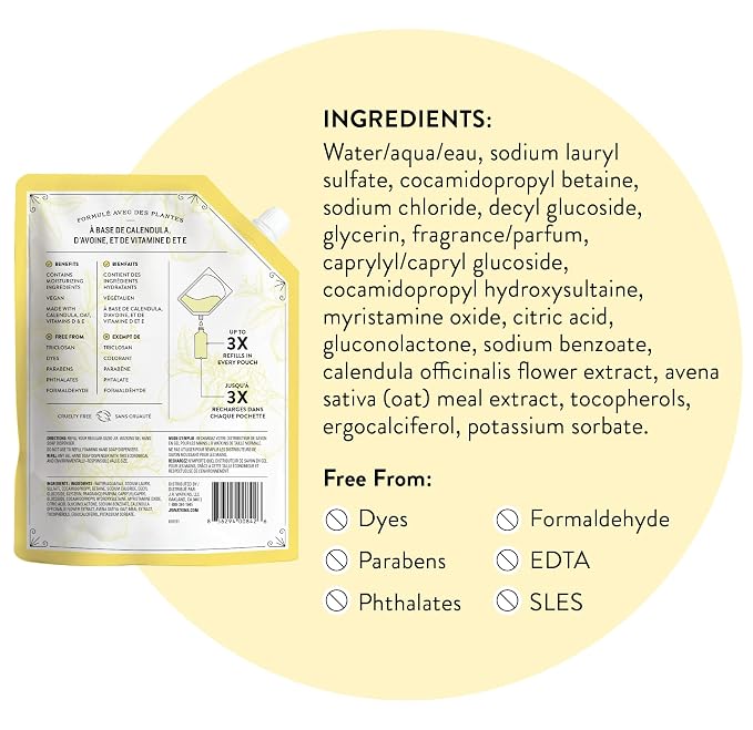 J.R. Watkins Gel Hand Soap Refill Pouch, Scented Liquid Hand Wash - Image 6