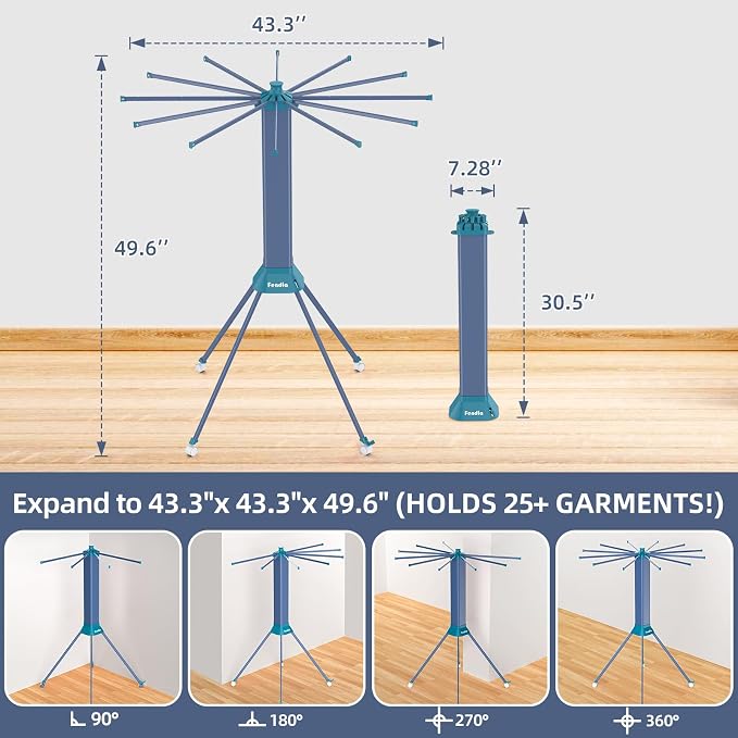 Clothes Drying Rack ​Foldable & ​Collapsible Drying Racks - Image 4