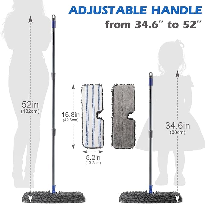 Microfiber Flip Mop, Masthome Flat Mop - Image 7