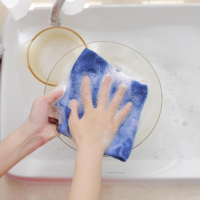 Homaxy 100% Cotton Waffle Weave Kitchen Dish Cloths, Ultra Soft Absorbent Quick - Image 4