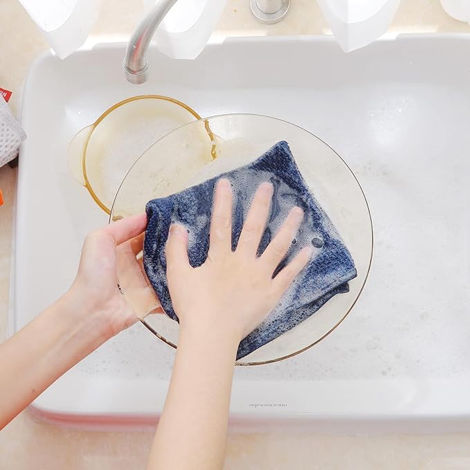 Homaxy 100% Cotton Waffle Weave Kitchen Dish Cloths, Ultra Soft Absorbent Quick - Image 4