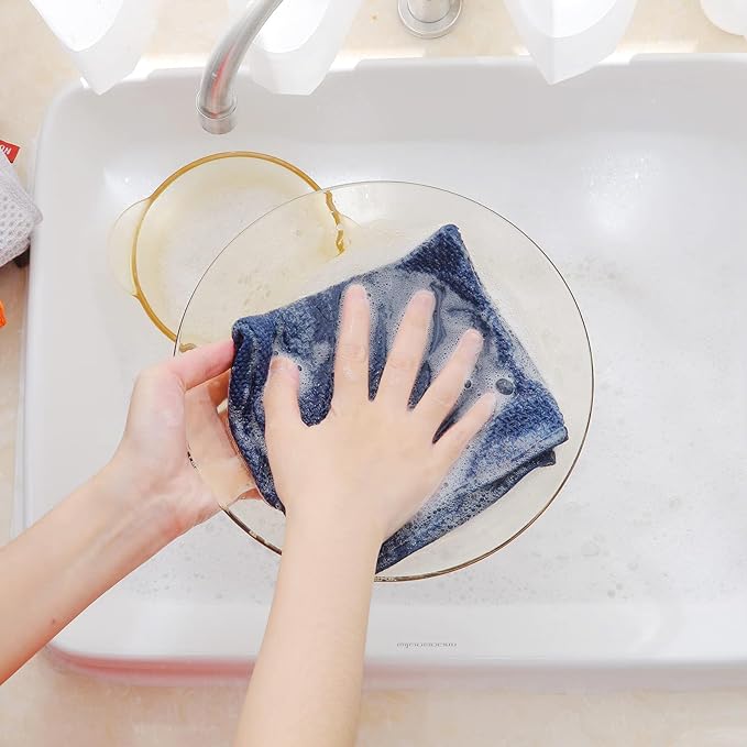 Homaxy 100% Cotton Waffle Weave Kitchen Dish Cloths, Ultra Soft Absorbent Quick - Image 4
