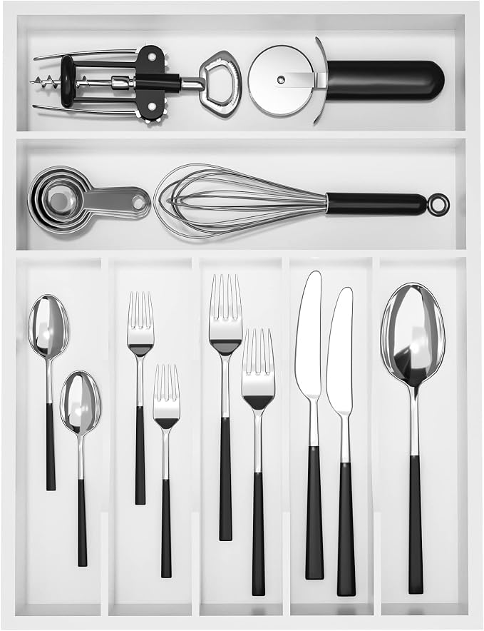 Utensil Organizer Silverware Drawer Organizer by WUSHIZHUHUN
