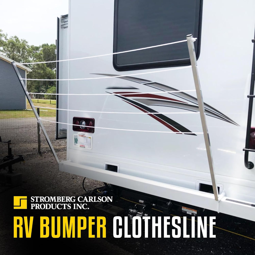 Stromberg Carlson CL-100 Bumper Mounted Clothesline - 48" aluminum folda...