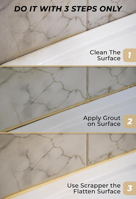 Tile Grout Repair Kit, Grout Sealer Restore and Renewer - Image 7
