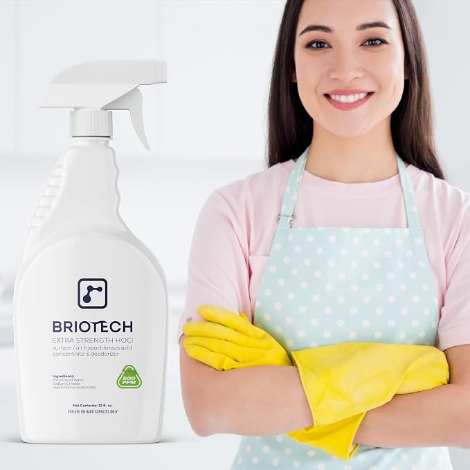 BRIOTECH Extra Strength HOCl Cleaner, 500 PPM Hypochlorous Acid Concentrate - Image 6