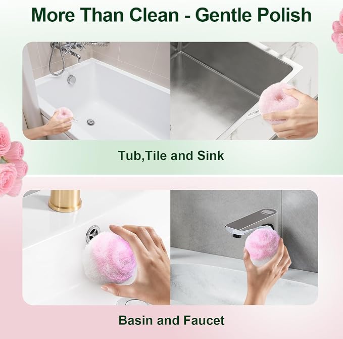 Hard Bristle Crevice Cleaning Brush & Non Scratch Soft Scrub Brush Set - Image 4