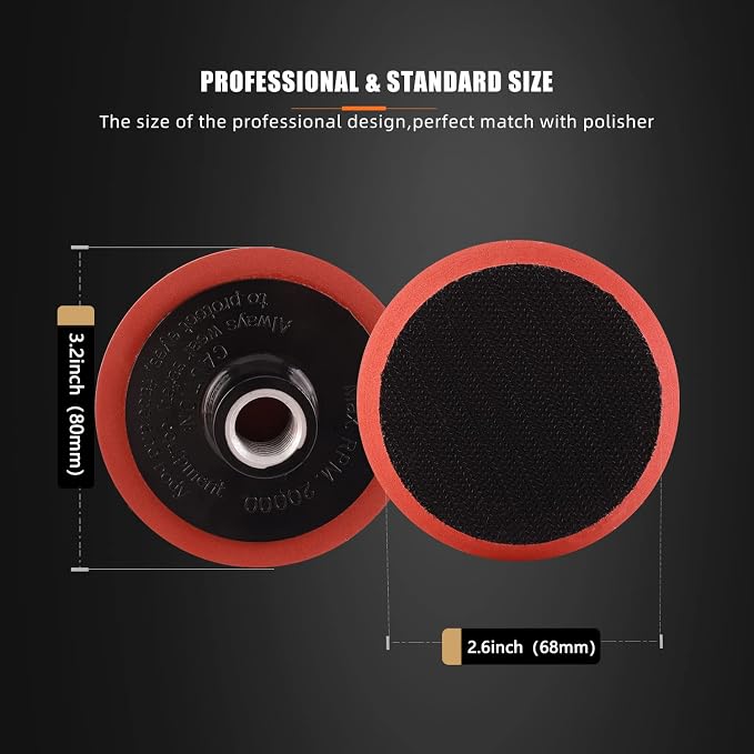 SPTA Wool Polishing Pad, Car Body Repair Buffing - Image 3