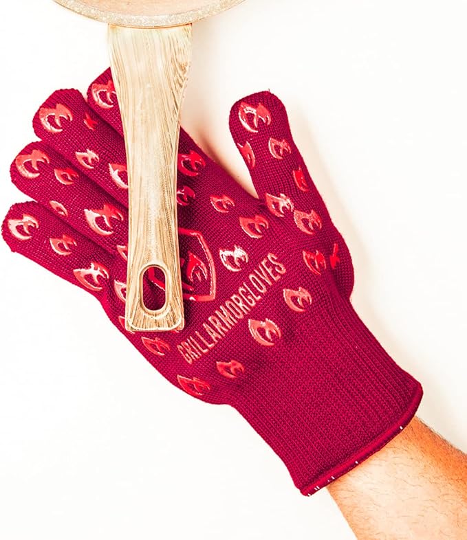 Grill Armor Oven Gloves 932°F Extreme Heat & Cut Resistant Oven Mitts - Image 2