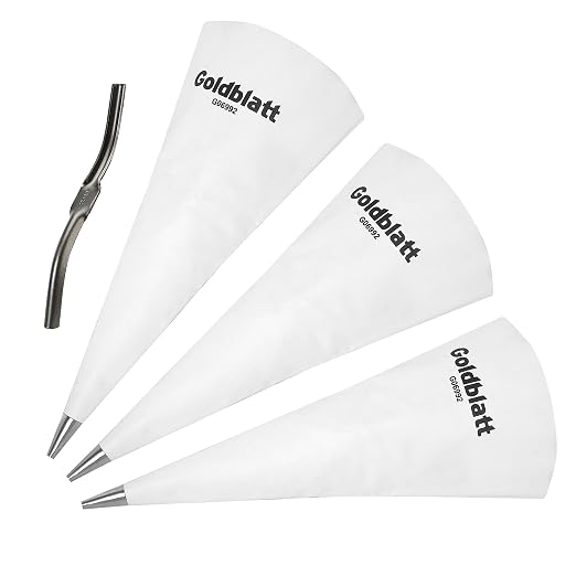 Goldblatt 4 Pieces Tile Grout Masonry Mortar Bag Set, Includes 3 Pieces Tear by GoldblattUSA